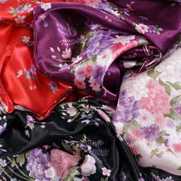 Akse Tekstil Polyester Saten Kumaş